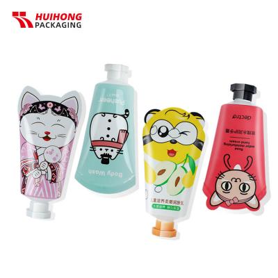 4 colors 40g Soft Cute Refillable Hand Cream Squeeze Tube For kids