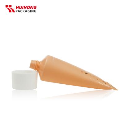 50ml Plastic Soft Orange Cream Tube For Body Lotion