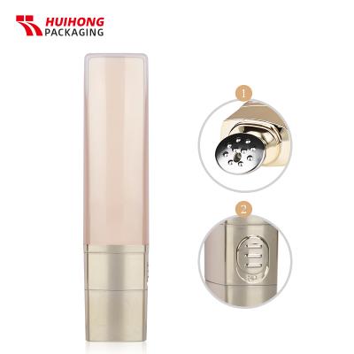 Luxury Eye Cream Air Massage Roller Tubes With Zinc Alloy Head Vibration Switch