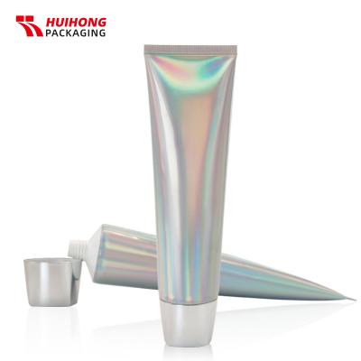 150ml Soft Face Wash Holographic Tube Aluminum Packaging For Cosmetic